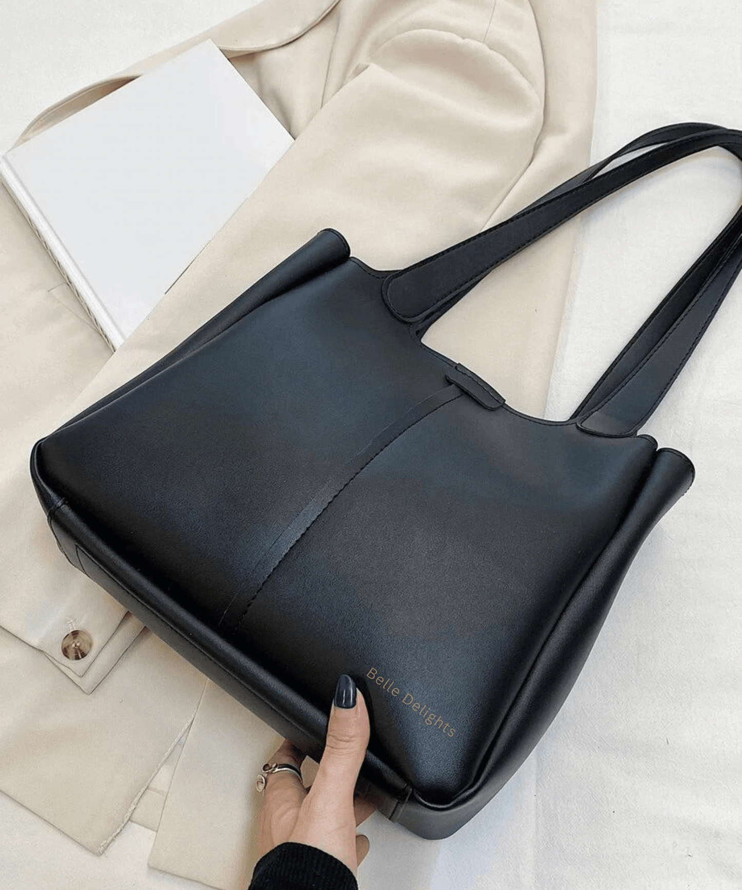 Black Belle Shoulder Bag
