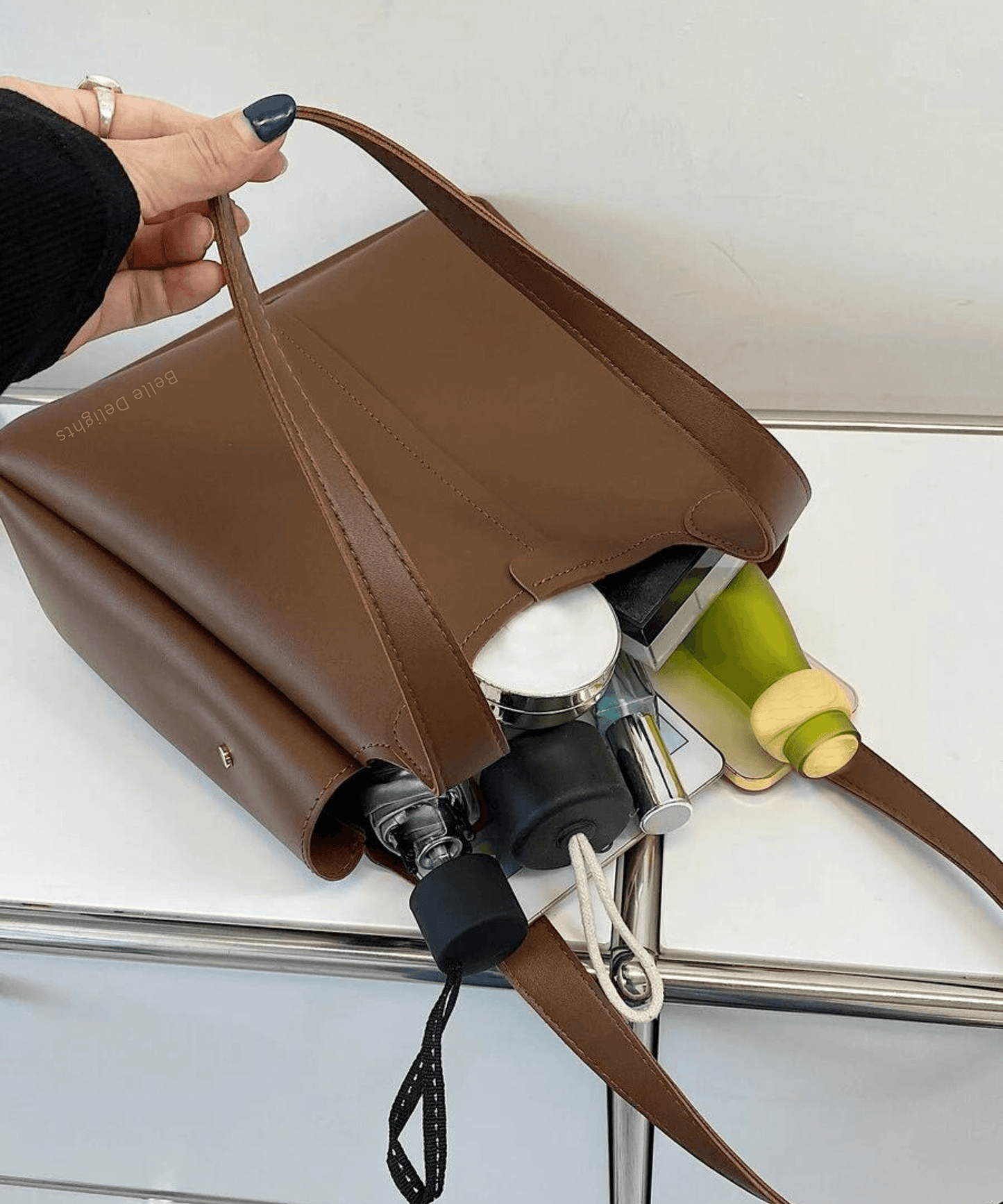 Brown Belle Shoulder Bag